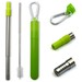 Bombilla Turismo (21 cm) green case + bombilla cleaning brush (23 cm)