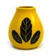 Ceramic Cup Luka Hoja Yellow 350ml