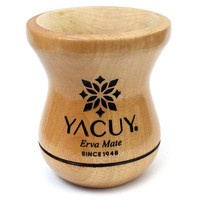 Yerba Mate Chimarrao Vessel Yacuy Cuia De Madeira Imbuia 200-220 ml - natural