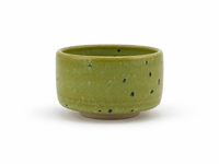 Ceramiczny zestaw do przygotowania herbaty Matcha - Miseczka i Podstawka pod Chasen