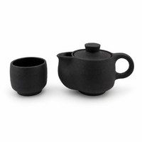 Ceramiczny zestaw do przygotowania herbaty Matcha - Miseczka i Podstawka pod Chasen