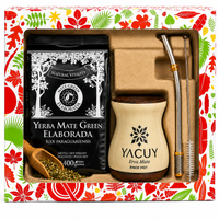 Naczynie do Yerba mate Chimarrao Yacuy Cuia De Madeira Imbuia 200-220 ml - beżowa