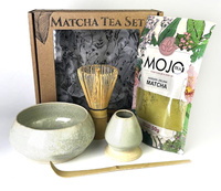 Zestaw Mate Matcha Set z ceramicznymi akcesoriami handmade w pudełku na prezent