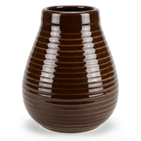 PRACTICAL CERAMIC MATERO 'BEEHIVE' MOTIVE EASY TO CLEAN AND MAINTAIN FOR YERBA