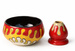 Ceramiczny zestaw do przygotowania herbaty Matcha - Miseczka i Podstawka pod Chasen