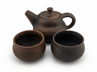 Ceramiczny zestaw do przygotowania herbaty Matcha - Miseczka i Podstawka pod Chasen