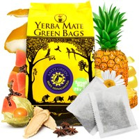 Yerba Mate LA MERCED mandarynkowo - pomarańczowe. 1 saszetka x 3g - Wyprzedaż