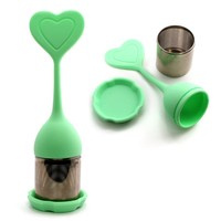 Metalowy zaparzacz na łańcuszku  Koszyczek do herbaty ziół yerba mate od Gaucho Cebar