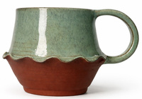 Matero ceramiczne toczone na kole ok. 350 - 430 ml