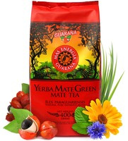 Yerba Mate Tee mit Ringelblumenblättern und Kornblume, Mango-Geschmack