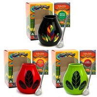 Zestaw 3 x Un Poco El Pajaro w pudełku (Hoja Black, Hoja Red, Hoja Green)