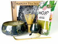 Zestaw Matcha Tea Set z ceramicznymi akcesoriami handmade w pudełku na prezent