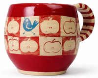 Matero ceramiczne toczone na kole ok. 350 - 430 ml