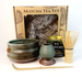 Zestaw Matcha Tea Set z ceramicznymi akcesoriami handmade w pudełku na prezent