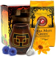 Zestaw w pudełku Exclusive Mate Green Enjoy Cola 400 g + Bombilla Liza + Matero Peru