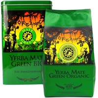 Yerba Mate Green Organic Limao 400g with Yerbera