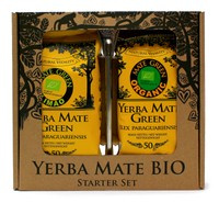Zestaw Yerba Mate Bio Starter Set Organiczny zapakowany w kartonowe pudełko