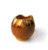 Matero ceramiczne do yerba mate toczone na kole ~320 ml