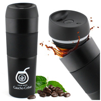 Termos 8.0 czarny - z dużym sitkiem, termometrem i wyświetlaczem LED do yerba mate, kawy, herbaty 800ml