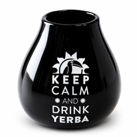 Ceramic Cup Luka Black Logo 350ml