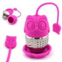 Metalowy zaparzacz na łańcuszku  Koszyczek do herbaty ziół yerba mate od Gaucho Cebar