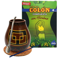 Mate Tee Colon Compuesta 90-60-90 Ackerschachtelhalm, Senna und grüner Tee 500g