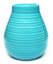 Ceramiczne matero "miodowe" Niebieskie