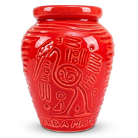Naczynie ceramiczne Aztek czerwone 300 ml