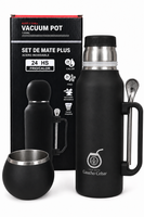 Termos Largoinox Black 1l z logo