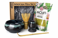 Zestaw Matcha Tea Set z ceramicznymi akcesoriami handmade w pudełku na prezent