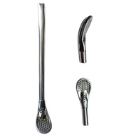 Bombilla Edelstahl PEQUENO 12cm ein bisschen Bombilla für einen kleinen Cup !
