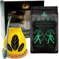 Yerba Mate Vakapi Pera Menta Limon Elaborada 1000g