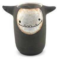 Kamionkowe matero Zamyślony 280 ml (toczone na kole garncarskim)