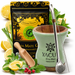 Naczynie do Yerba mate Chimarrao Yacuy Cuia De Madeira Imbuia 200-220 ml - pistacjowa