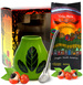 Zestaw w pudełku Exclusive El Pajaro Guarana 400g + Bombilla Liza + Matero Hoja Green