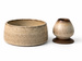 Ceramiczny zestaw do przygotowania herbaty Matcha - Miseczka i Podstawka pod Chasen