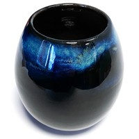 Ceramic Cup Luka Dark Blue Logo 350ml