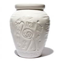 PRACTICAL CERAMIC MATERO 'BEEHIVE' MOTIVE EASY TO CLEAN AND MAINTAIN FOR YERBA