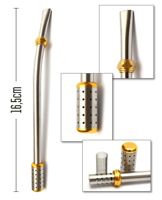 Mate Trinkrohr Bombilla Andes INOX (16,5cm - Edelstahl Bombilla AGUJERO