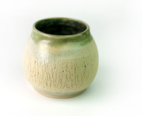 Matero ceramiczne do yerba mate toczone na kole ~320 ml