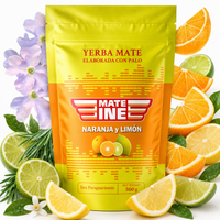 Yerba Mate Mateine Naranja y Limon